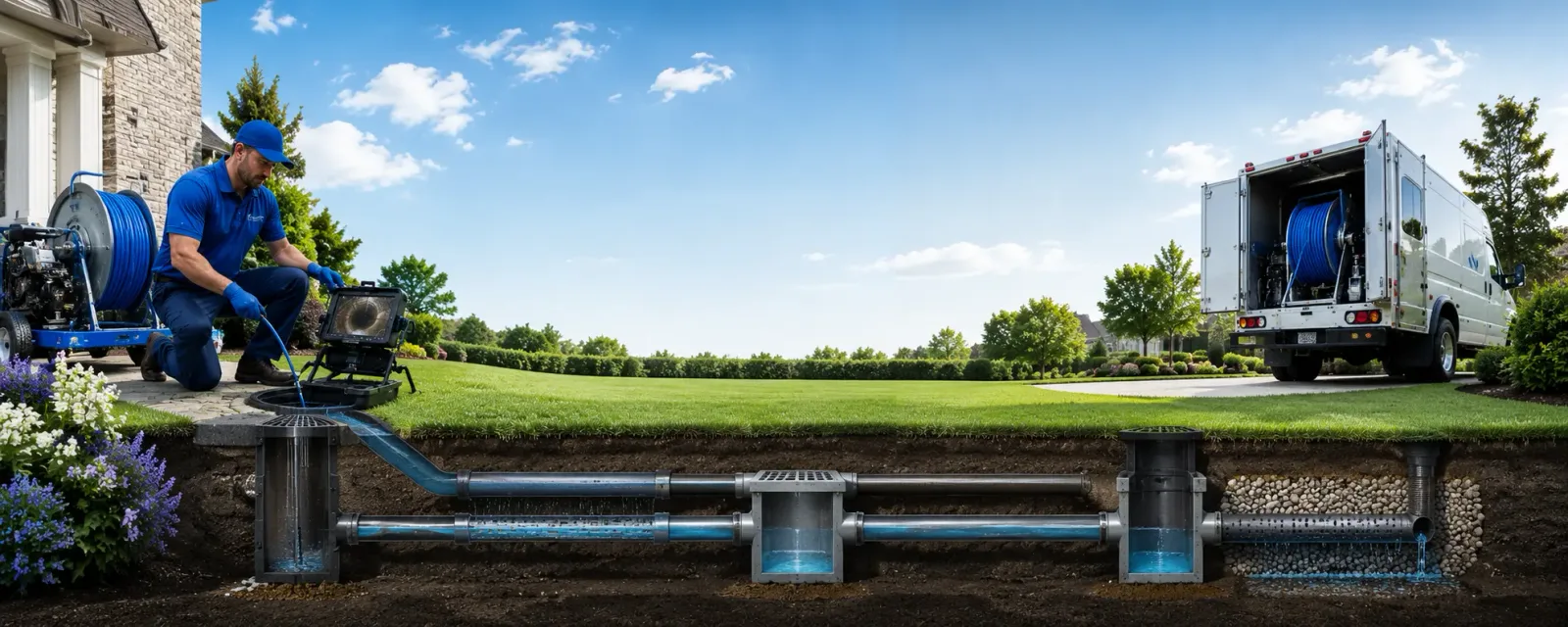 Outdoor drain cleaning information for Forest Hills, NY